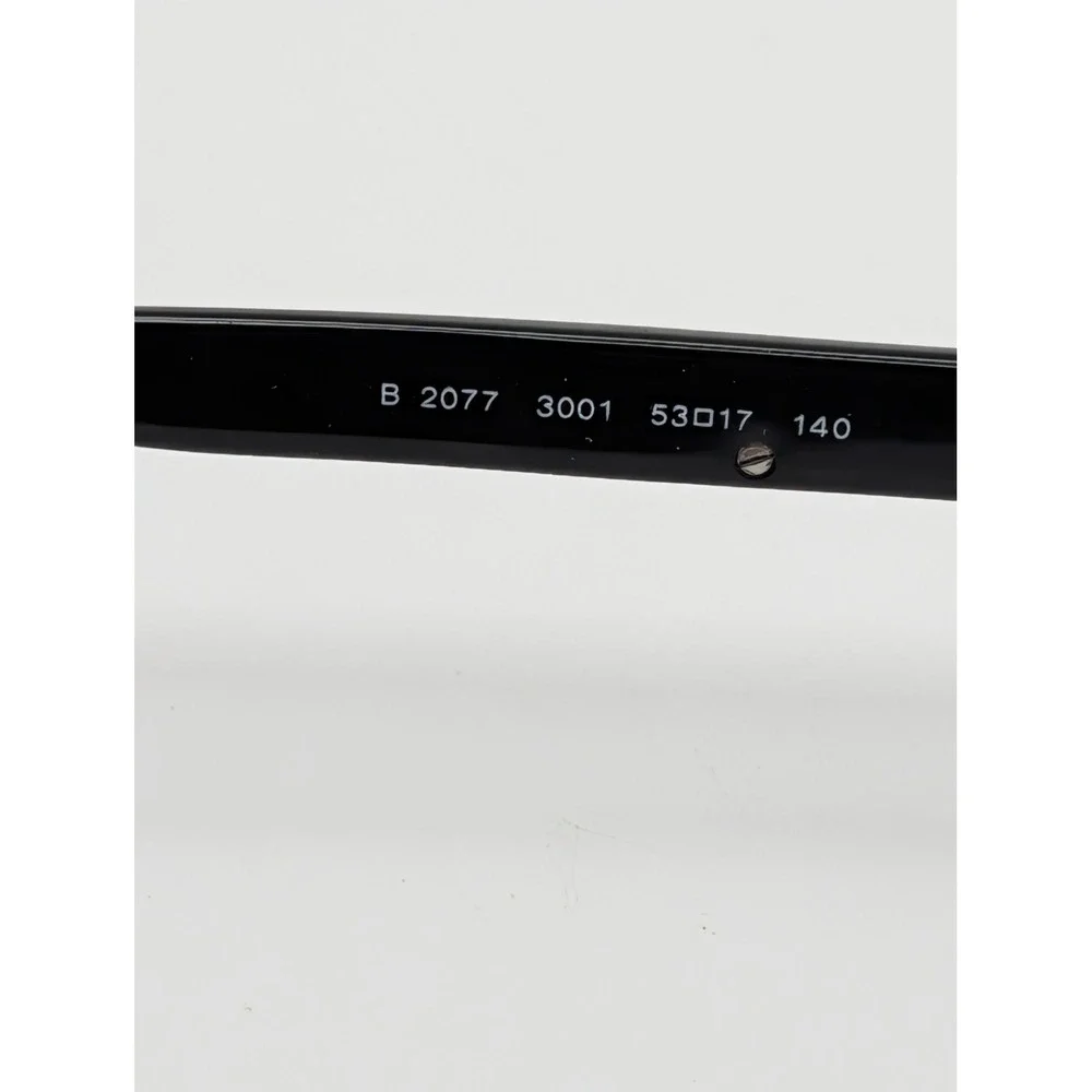 Burberry B 2077 Black Rectangular Eyeglasses Frames Italy 52-16-140